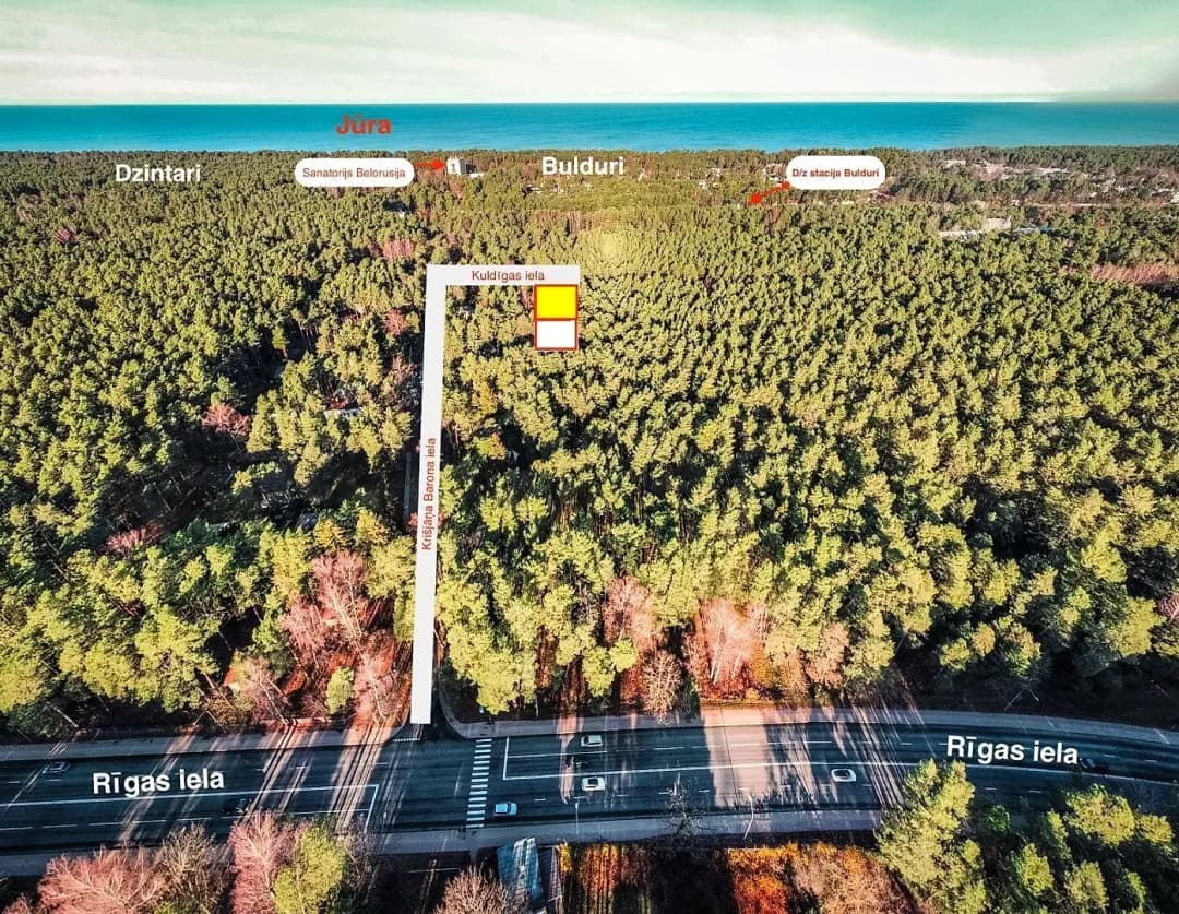 Zeme, 929㎡ - Jūrmala, Bulduri — bilde 2