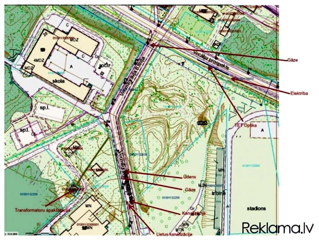 Attīstības zemes īpašumu Vecmīlgrāvī, Vecāķu Prospekts 7. Zemes platība 7367m2 + 1171m2 — vēl bildes