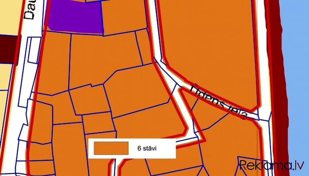 Pārdod zemes gabalu Pārdaugavā, kvartāla daļā starp Daugavgrīvas ielu, Mazo ūdens ielu, — bilde 3
