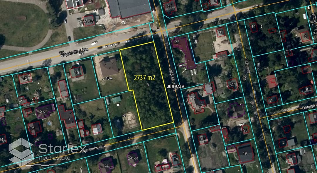 Zeme, 2737㎡ - Jūrmala, Kauguri — vēl bildes