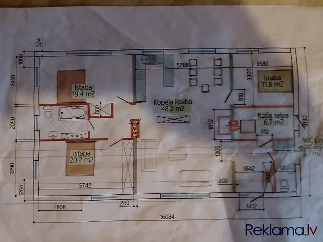 Pārdod nepabeigtu vienstāvu privātmāju Jelgavā. Pārdošanā nepabeigta vienstāvu — bilde 4