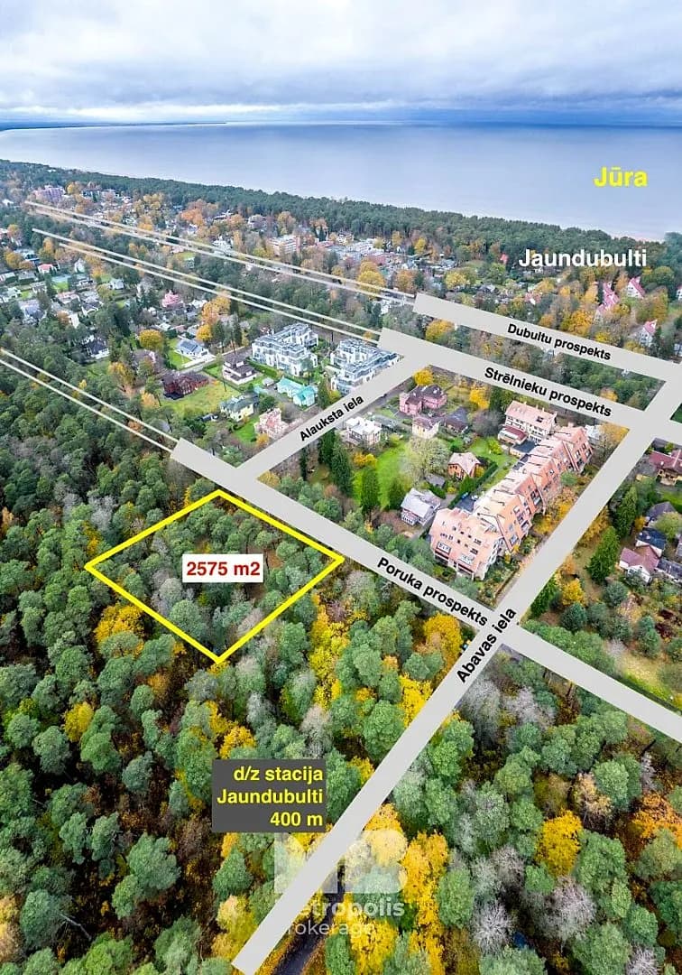 Zeme, 2575㎡ - Jūrmala, Jaundubulti