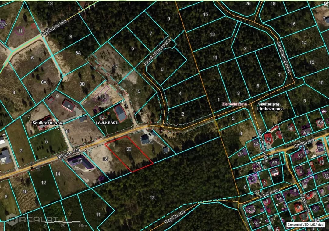 Zeme, 2400.00㎡ - Saulkrastu novads, Saulkrasti