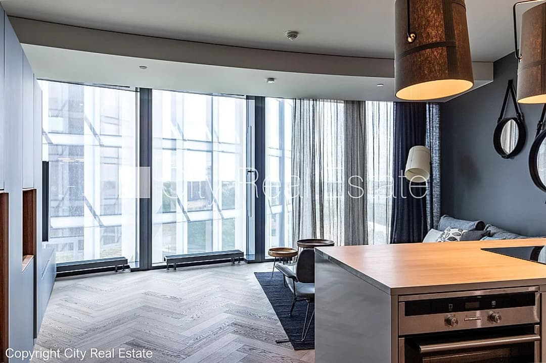 Projekts - Zunda Towers, jaunceltne, viena kvadrātmetra apsaimniekošanas maksa mēnesī 3,6 EUR, — vēl bildes