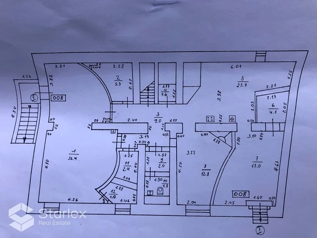 Telpas, 118㎡ - Rīga, Centrs — bilde 4