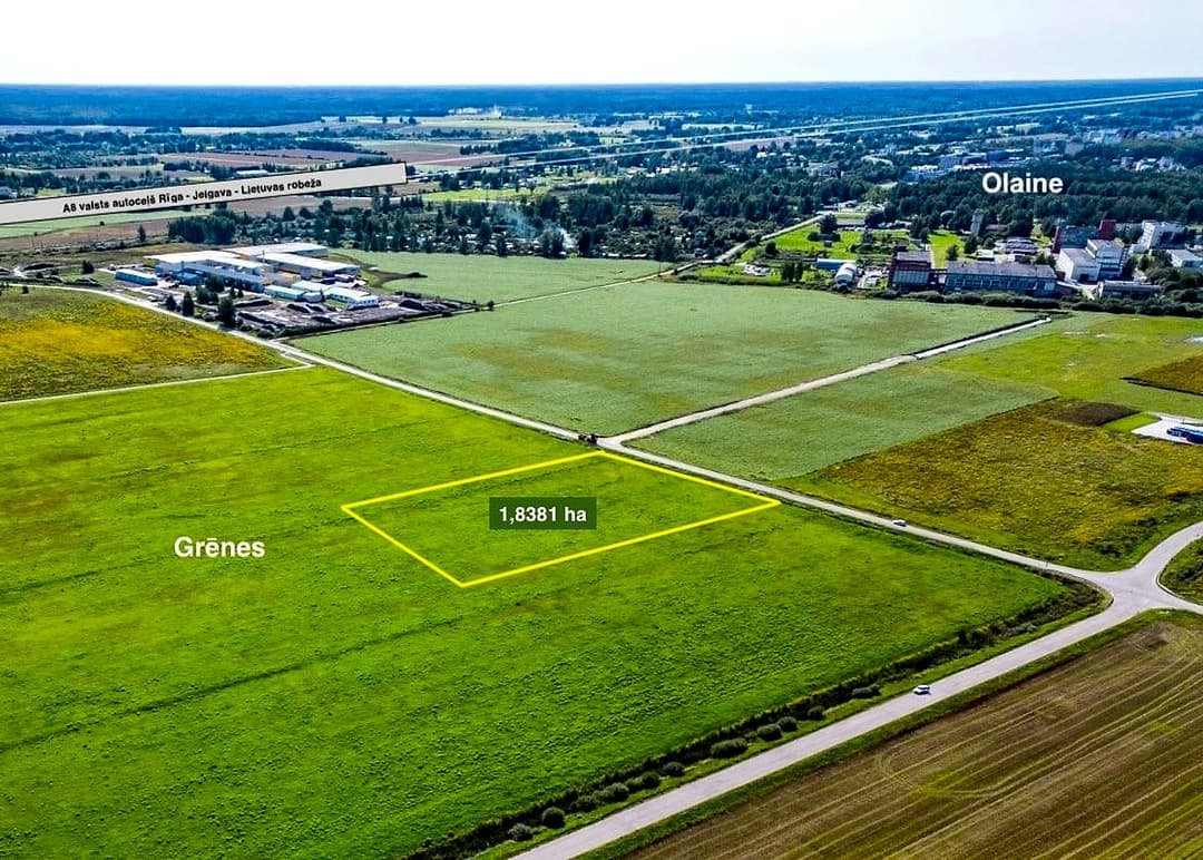 Zeme, 18381㎡ - Olaines novads — bilde 2