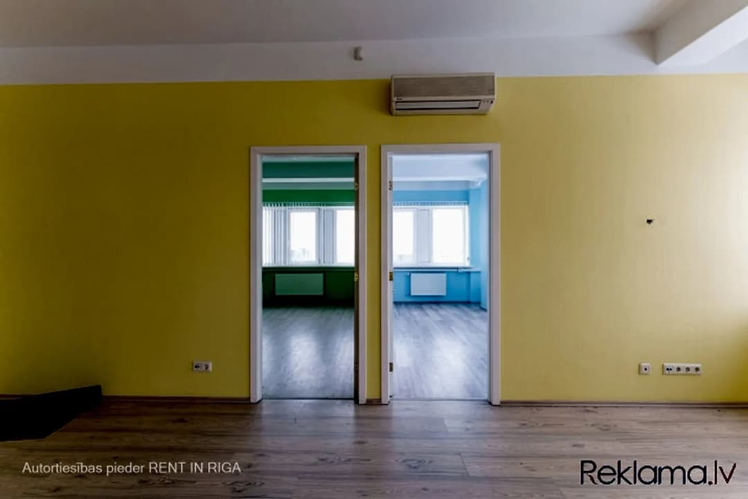 Birojs ar 3 telpām 7.stāvā Ganību dambī 36. + 1 lielā telpa 48 kvm, 2 kabineti, katrs 14 — bilde 3