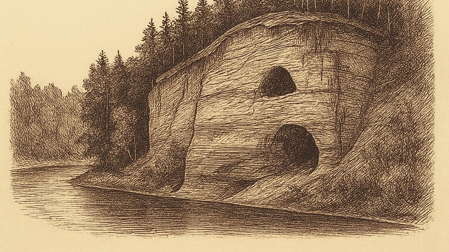 Mazsalaca — litogrāfija
