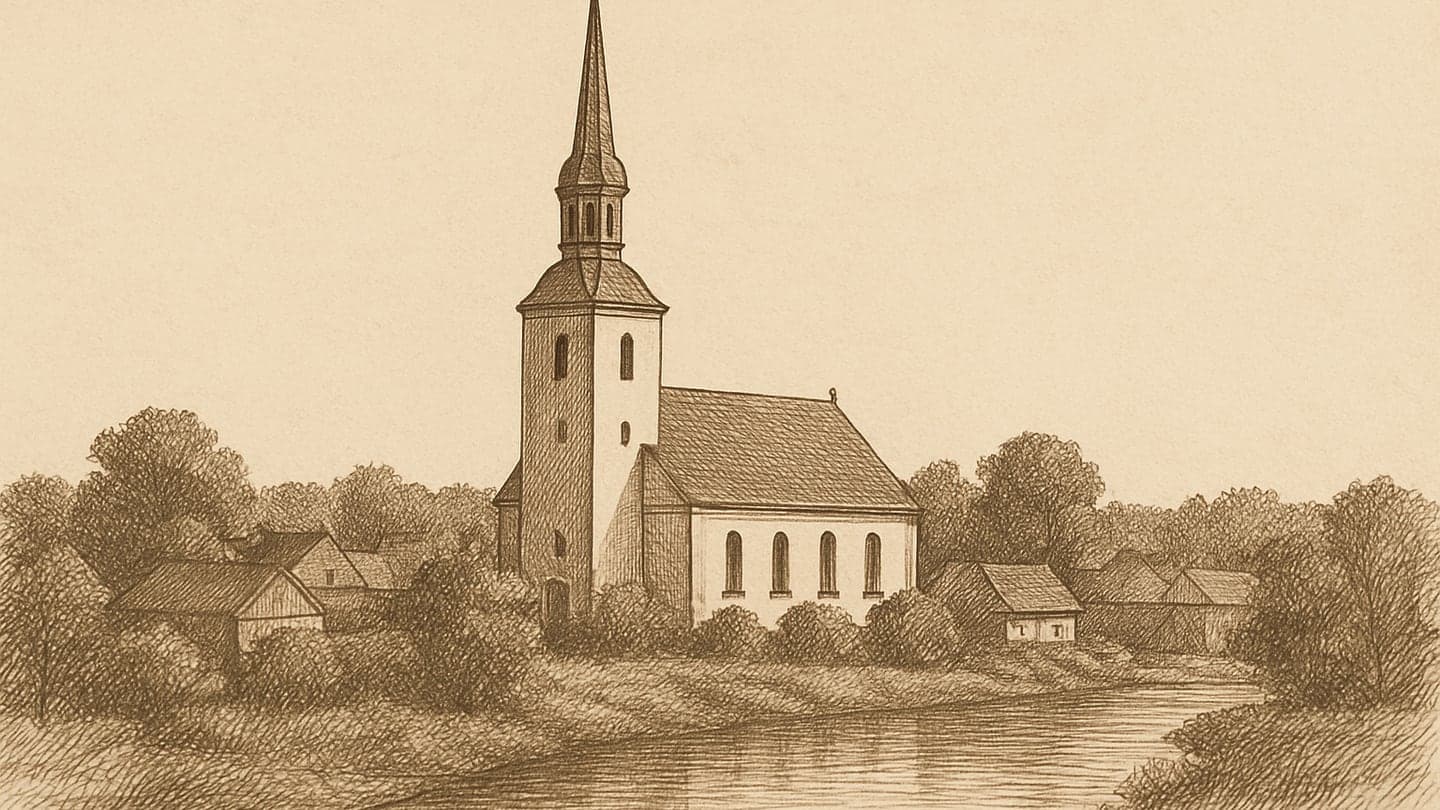 Rūjiena — litogrāfija