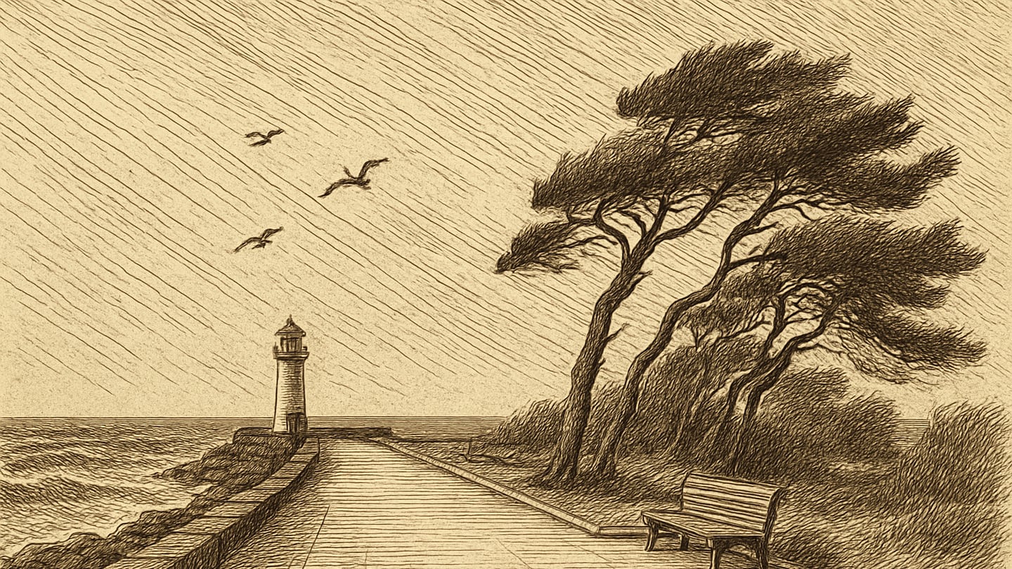 Liepāja — litogrāfija